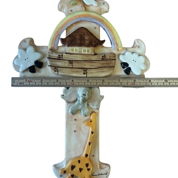 Cross nursery Wall Decor - Noah’s Ark 12.5”long and 9” wide - Picture 3 of 16